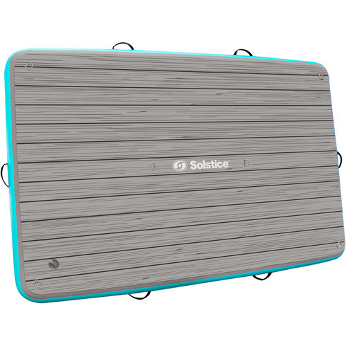 Solstice Inflatable Luxe Tract Dock Gray 8'x5'