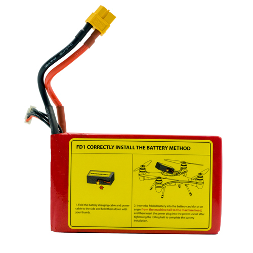 Swellpro XT90 6500mAh 4S LiHV Flight Battery for Fisherman FD1 Fishing Drone