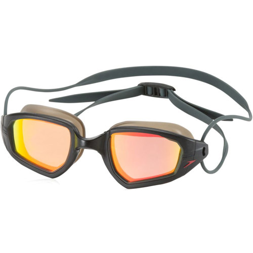 Speedo Covert – Occhiali Da Nuoto Con Lenti Grandangolari E Ponte Nasale Regolabile – Trasparenti – Taglia Unica