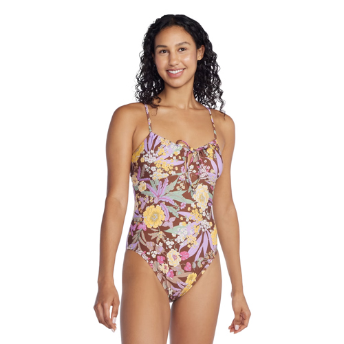 Speedo Printed Bandeau One Piece for Women