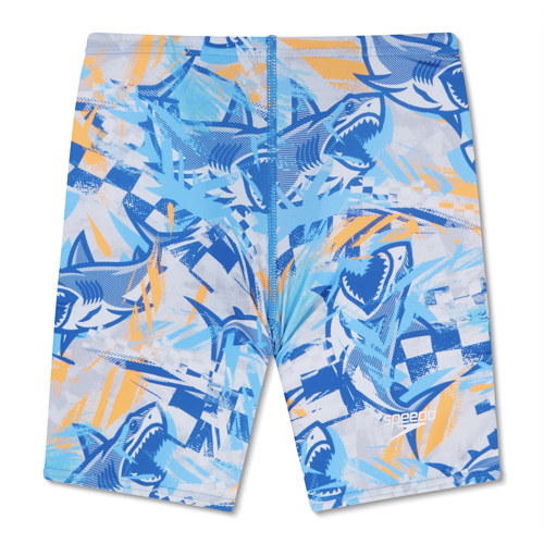 Speedo Print Boy's Jammer Tranquil Blue 6