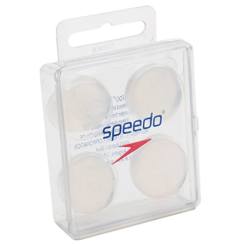 Speedo Silicone Ear Plugs, White