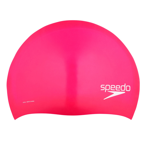 Speedo Silicone Long Hair Cap Pink