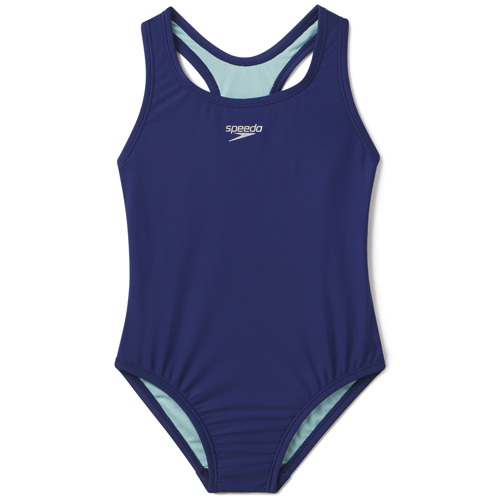 Speedo Solid Racerback One Piece for Girls
