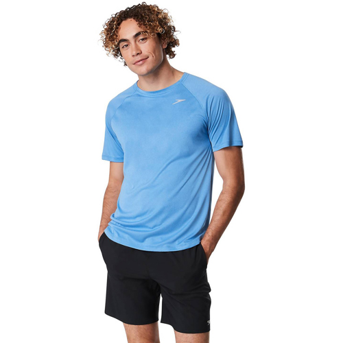 Speedo Short Sleeve Training Shirt Swim Top for Men