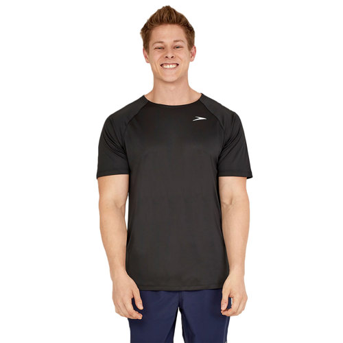 Speedo Short Sleeve Training Shirt Swim Top for Men