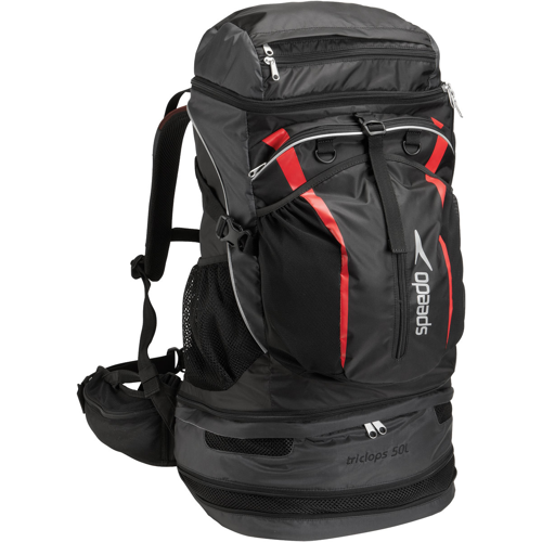 Speedo Tri Clops Backpack 50L, Black