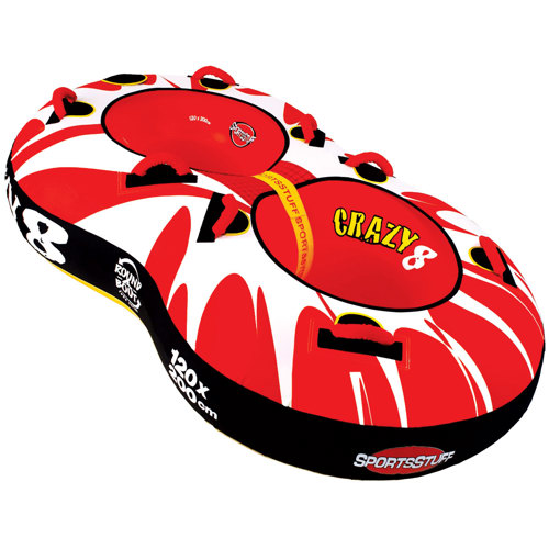 ★ピ/トーイングチューブ/CRAZY8/SPORTSSTUFF/2006年製/レッド/12.18-123 ST SportsStuff Crazy 8, Two Rider Towable - Scuba