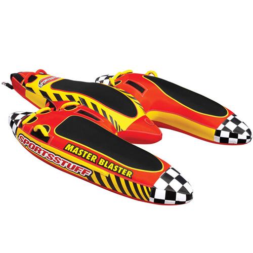 Details about   Inflatable Towable Float Ride On Boat SPORTSSTUFF Master Blaster Float 3-Person 