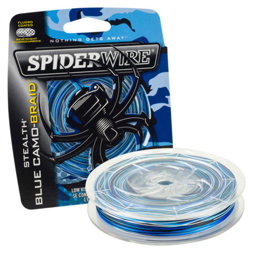 Spiderwire Stealth 200 Yard Filler Spool, Blue Camo