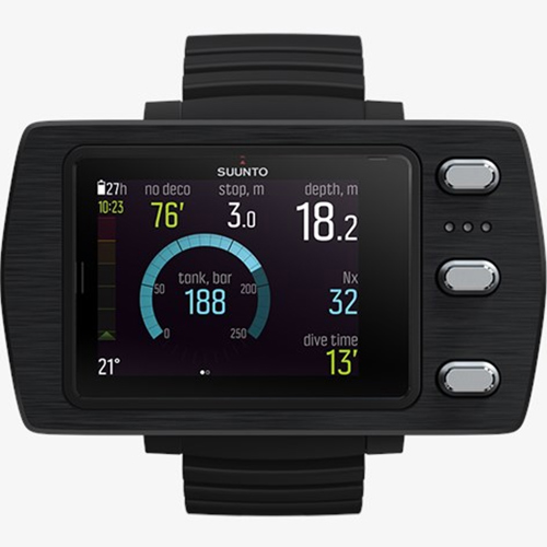 Suunto EON Steel Black Wrist Computer with Tank POD Transmitter