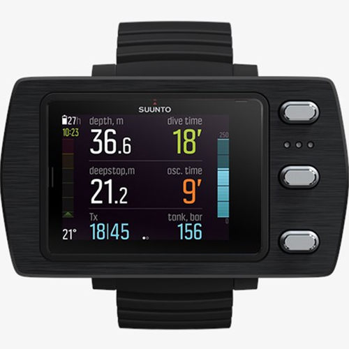 Suunto EON Steel Black Wrist Computer with Tank POD Transmitter Suunto EON Steel Black Wrist Computer with Tank POD Transmitter