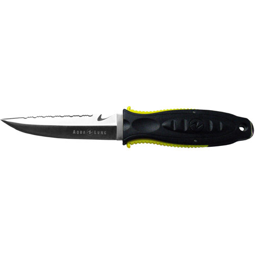 Aqualung Wenoka Big Squeeze Lock Knife, Drop Point Scuba