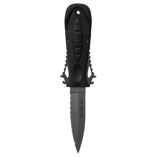 Aqualung Squeeze Lock Titanium Knife, Stiletto Tip Scuba
