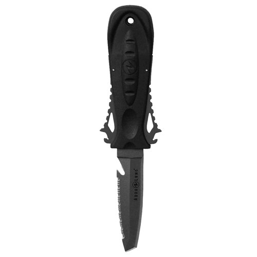 Aqualung Squeeze Lock Titanium Knife, Tanto Tip