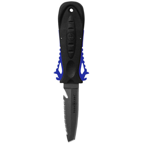 Aqualung Squeeze Lock Titanium Knife, Tanto Tip