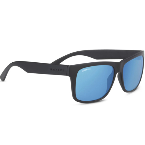 Serengeti Positano Sunglasses, Sanded Dark Grey/Polar Blue Scuba