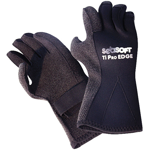 SeaSoft 3/1.5mm Ti Pro Edge Kevlar Glove Scuba