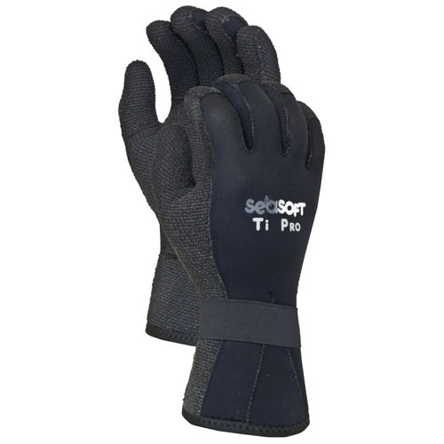 Seasoft Ti Pro 3mm Gloves made with Kevlar Scuba