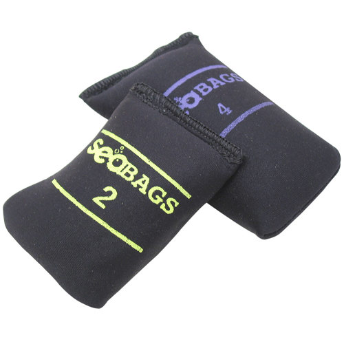 4 5LB Black & Blue SeaSoft BC/BCD Scuba Dive Diving Soft Weight Belt Bags 