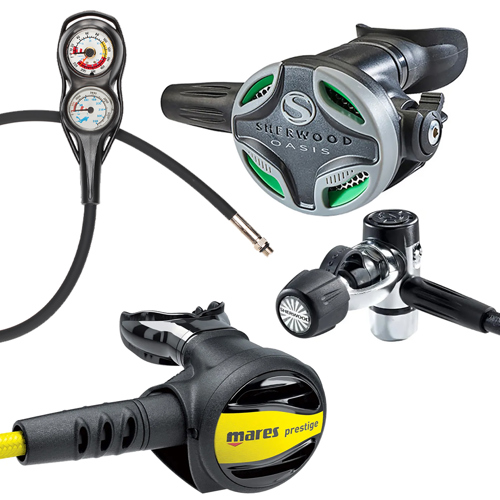 Sherwood Scuba Regulator Gauge Package