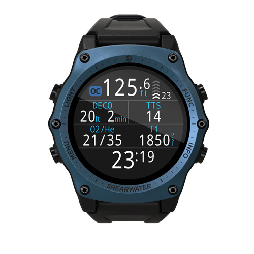 Shearwater Teric Dive Computer Blue