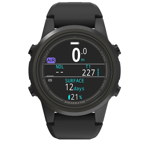 Shearwater Tern TX Wrist Dive Computer Black
