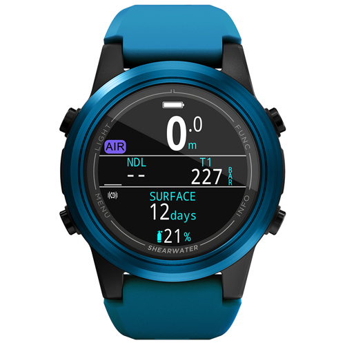 Shearwater Tern TX Wrist Dive Computer Blue