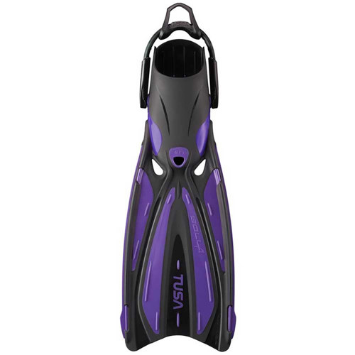Tusa Solla Fin with Bungee Strap Vivid Purple Small