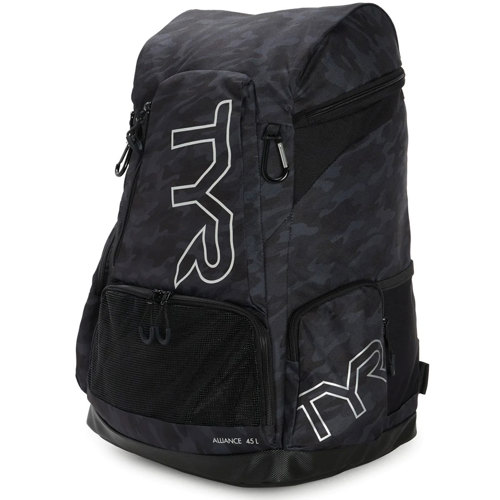 TYR Alliance 45L Backpack, Camo/Black Print