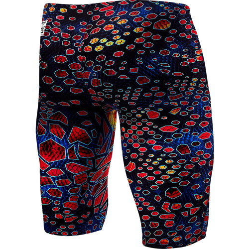 TYR Men's Avictor Venom Short Jammer, Black/Multi