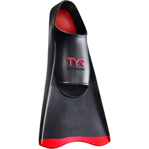 thumbnail image 2 of TYR Crossblade Fins 2.0 - Swimming Training Fins, Black/Red, Natural Rubber, For Lap Swimming & Fitness 2 of 14