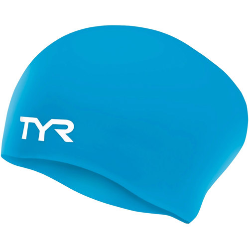 TYR Long Hair Wrinkle-Free Silicone Adult Swim Cap