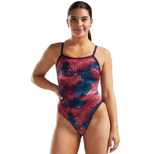 TYR Starhex Diamondfit Swimsuit for Women 30 Red/Multi