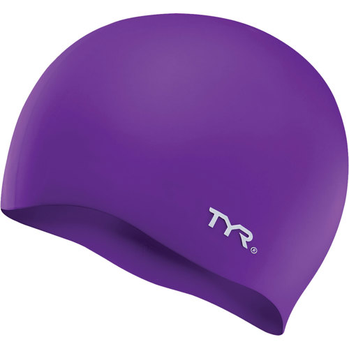TYR Wrinkle-Free Silicone Swim Cap Purple