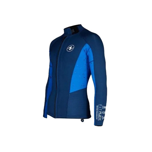Aqualung 3mm Fitflex Men's Jacket Wetsuit Navy/Royal Blue Small