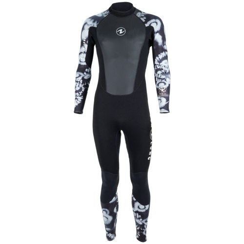 Aqualung 3mm Hydroflex Men's Full Wetsuit Medium Black/White