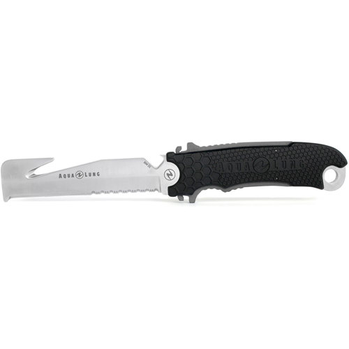 Aqualung Big Squeeze Lock Knife Sheep Foot