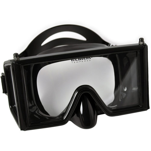 Aqualung Wraparound Mask, Black 502620 Scuba