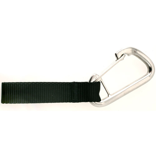 Uni-Quik SS #4 Carabiner with Nylon Webbing Strap Loop