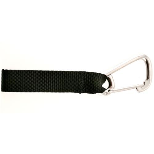 2 x Stainless Steel D-Rings Looped Webbing for BCD Weight Belt Attachement 