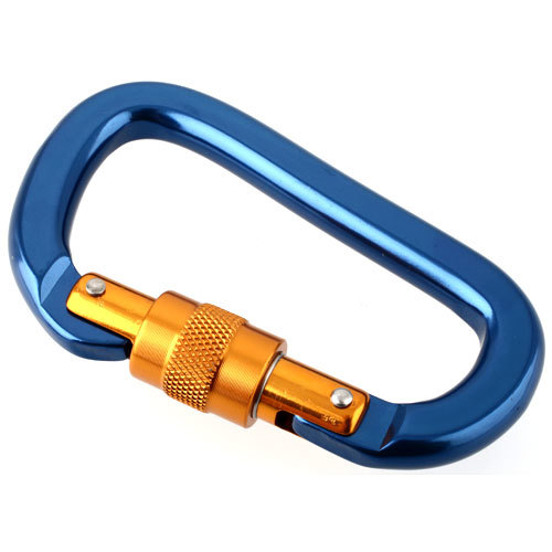 Uni-Quik Aluminum Carabiner with Webbing and Clip