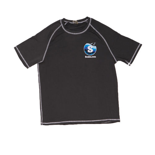 UZZI Heather Conference Printed Logo T-Shirt