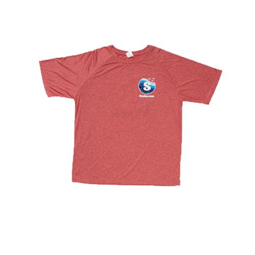 UZZI Heather Conference Printed Logo T-Shirt