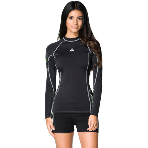 Waterproof R30 Long Sleeve RashGuard, Women's Scuba