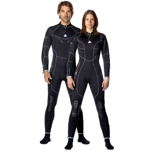 Waterproof W3-3.5mm Men's Jumpsuit, Black
