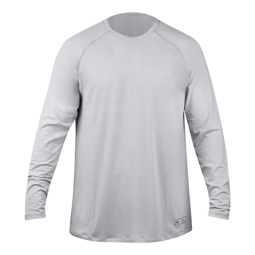 Xcel ThreadX Men's Long Sleeve UV Rashguard Silver Large