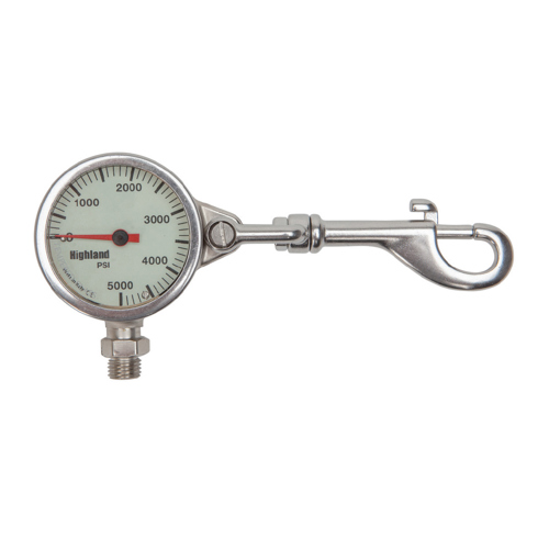 Highland by XS Scuba 5.1 cm (2") Brass & Snap SPG, Bars