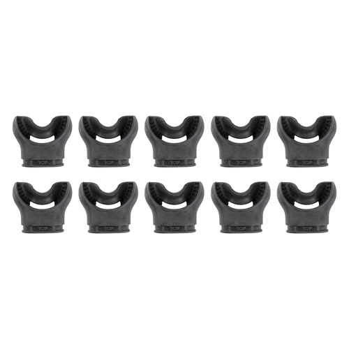 XS Scuba Comfy-Bite Mouthpiece 10-Pack Black