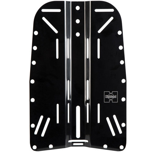 XS Scuba Highland Aluminum Backplate, Black